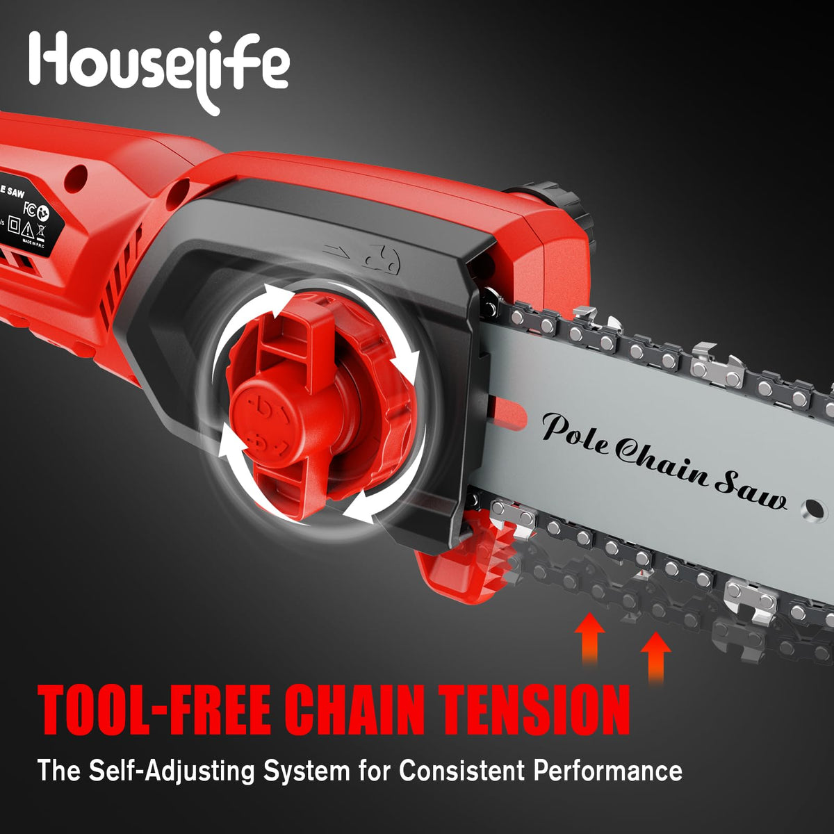 Houselife ultra-lightweight 7 lb design reduces fatigue during overhead pruning