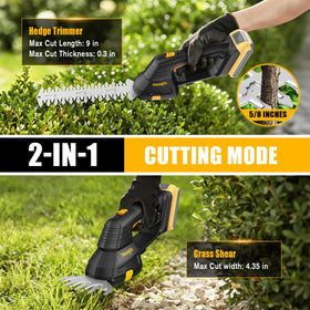 Houselife ultra-lightweight trimmer weighing 1.5 lbs for one-handed pruning