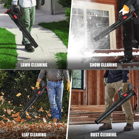 Houselife versatile handheld blower ideal for decks, patios, garages and driveways.