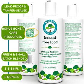 Houseplant Resource Center Bonsai Food plant care application enables effortless regular feeding.