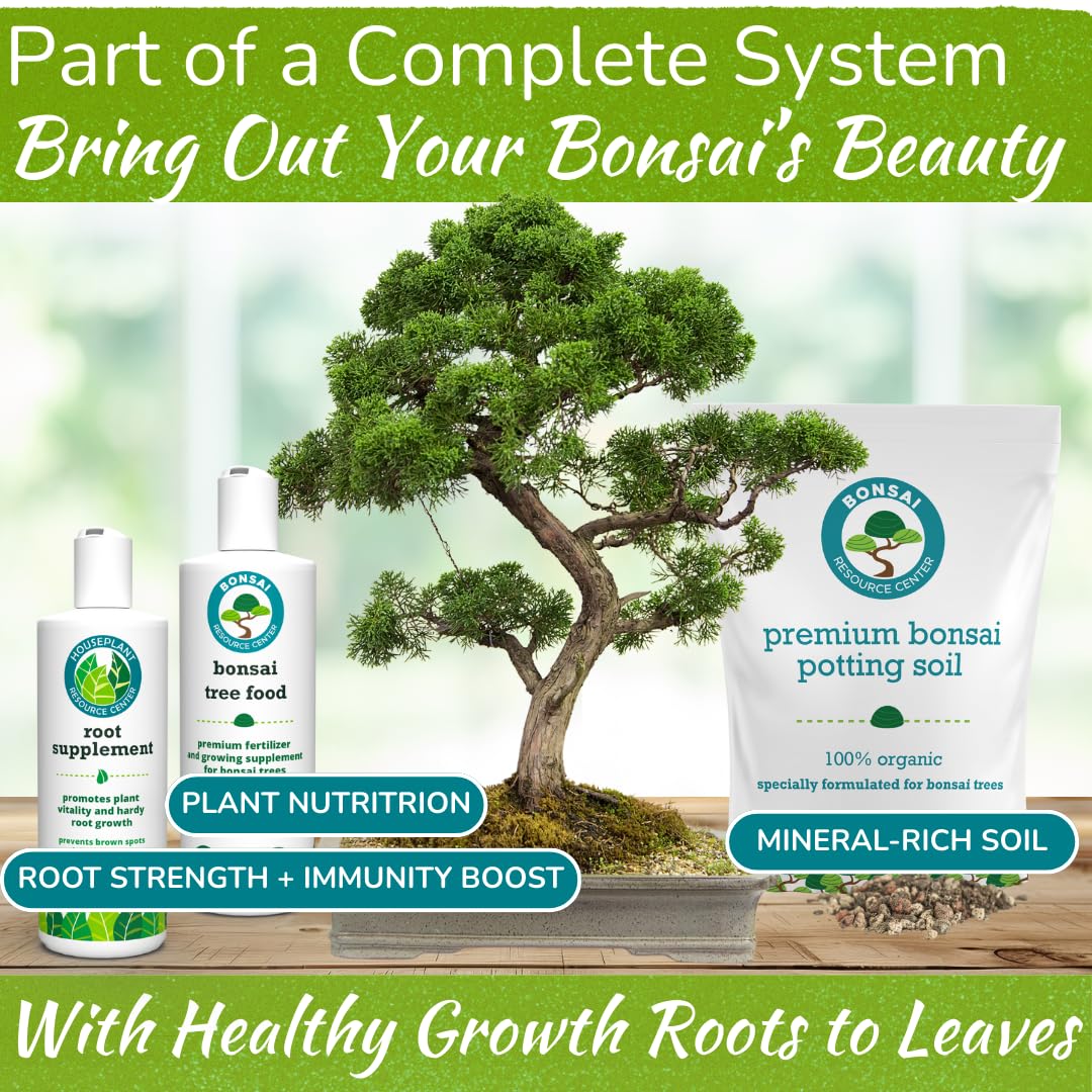 Houseplant Resource Center Bonsai Food USA made emphasizes local craftsmanship and quality.