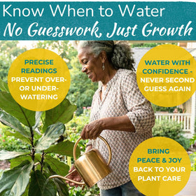 Houseplant Resource Center meter provides quick soil readings for indoor plants