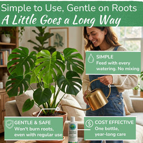 Strong roots support overall plant resilience and steadier growth