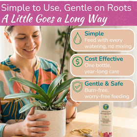 Houseplant Resource Center Orchid Fertilizer Spray closeup of flowers for bloom quality