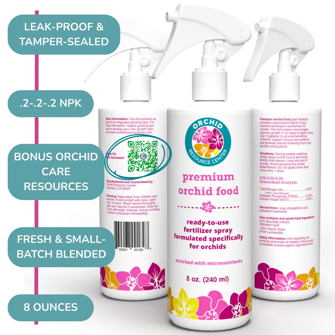Houseplant Resource Center Orchid Fertilizer Spray safe formula for delicate leaves