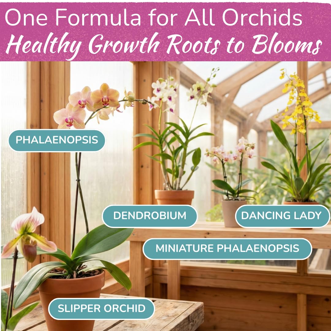 Houseplant Resource Center Orchid Fertilizer Spray bottle with USA-made label