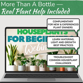 Houseplant Resource Center Product photographed with plants in a home setting