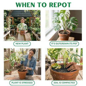 HOUSEPLANT RESOURCE CENTER Monstera soil with biochar for moisture balance