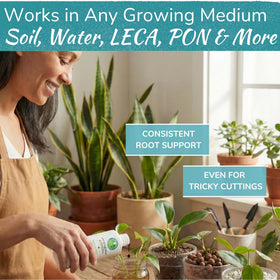 Houseplant Prop Drops shows easy use in soil propagation setups.
