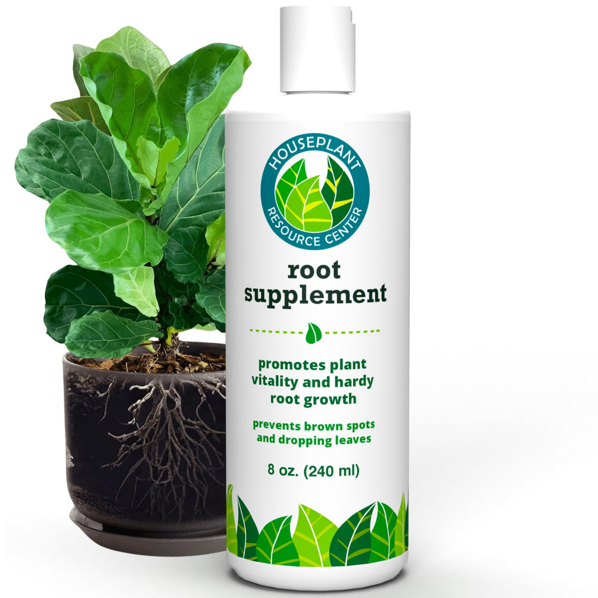 Houseplant Resource Center Root Rot Repair bottle for plant recovery.