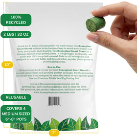 Houseplant Resource Center Smart Gravel complements a small, woman-owned brand's plant care