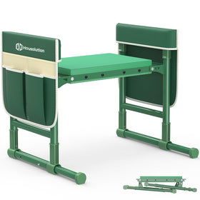 Housolution Garden Kneeler with anti-tip legs provides stable support on uneven ground.
