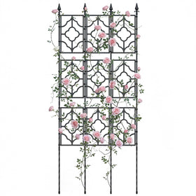 Housolution garden trellis 64.57in grid design supports vigorous vines