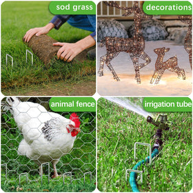 Houya multi-purpose garden stakes for edging, tubes, and decor.