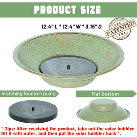 Houyang bubbler fixed-bottom detail shows stable water flow in sun