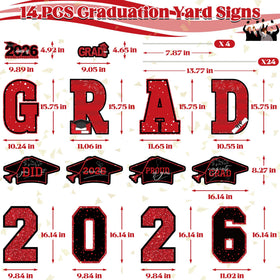 HOVACY Graduation yard signs 2026 supplies enable quick outdoor setup.