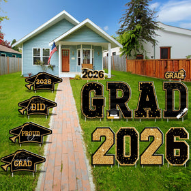 HOVACY oversized yard signs measure 11.65 by 15.75 inches