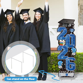 HOVACY Weatherproof grad sign made from corrugated plastic.