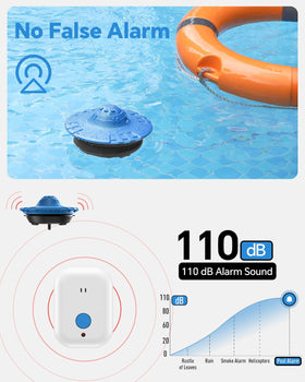 Hovara pool alarm uses long-lasting battery for seasonal use.