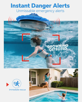 Hovara pool alarm works with inground and above-ground pools.