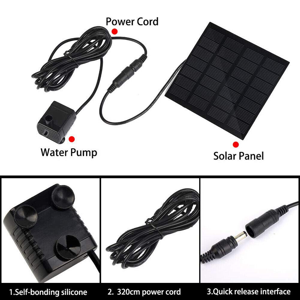 Hovico Solar Fountain bird-bath setup promotes a pristine, active bird bath.