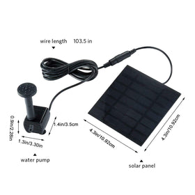 Hovico Solar Fountain floating pump demonstrates easy water circulation in ponds.