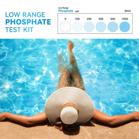 HOVIRAN phosphate test kit colorimetric chart for accurate readings.