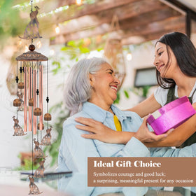 Howarmer dog windchimes weather-resistant for year-round use