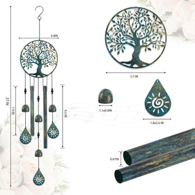 Howarmer Tree of Life wind chime makes a thoughtful gift.