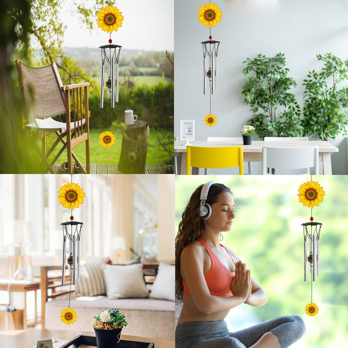 Howarmer wind chimes for living spaces deliver relaxing ambient sound.