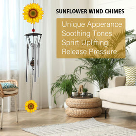 Howarmer wind chimes tuned tubes produce nature-inspired soundscapes.