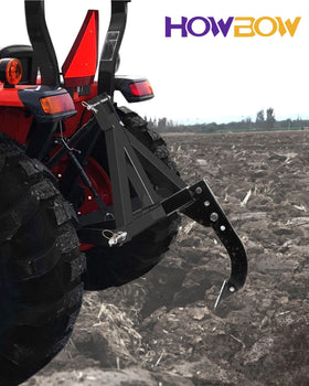 HOWBOW CAT0 CAT1 tractor compatibility image shows versatile tractor fit