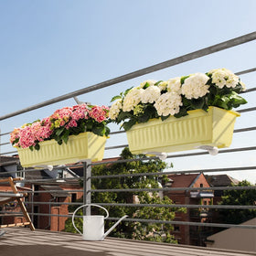 HOXHA windowsill garden display showing indoor/outdoor versatility.