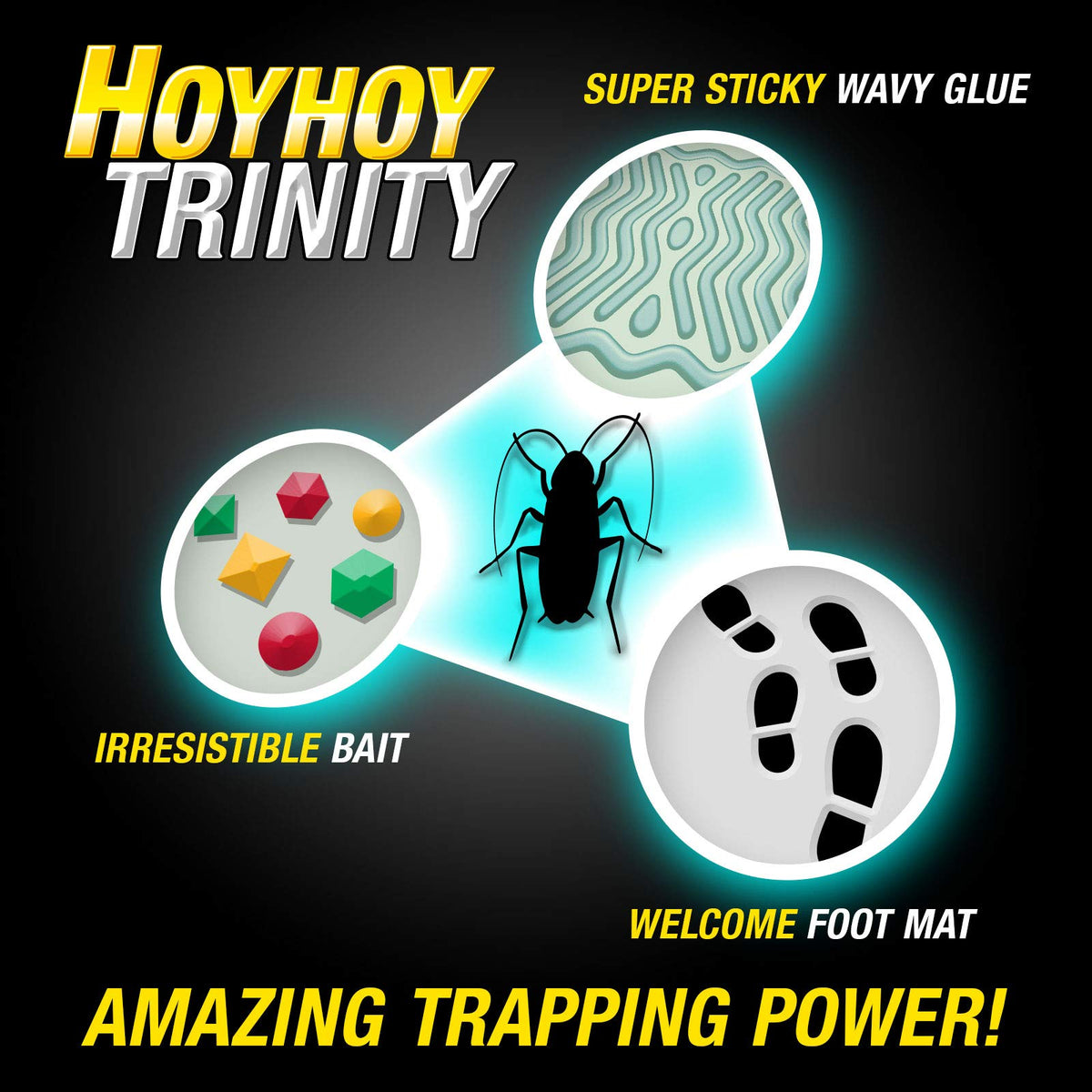 HOY HOY Trap A Roach disposal knob eases tidy disposal after use