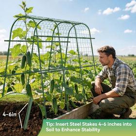 Hoyejyou climbing plant support aids airflow for healthier vines.