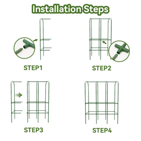 Hoyejyou garden clips and leaf ties secure stems confidently.