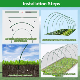Hoyejyou row cover shields crops from pests and sun