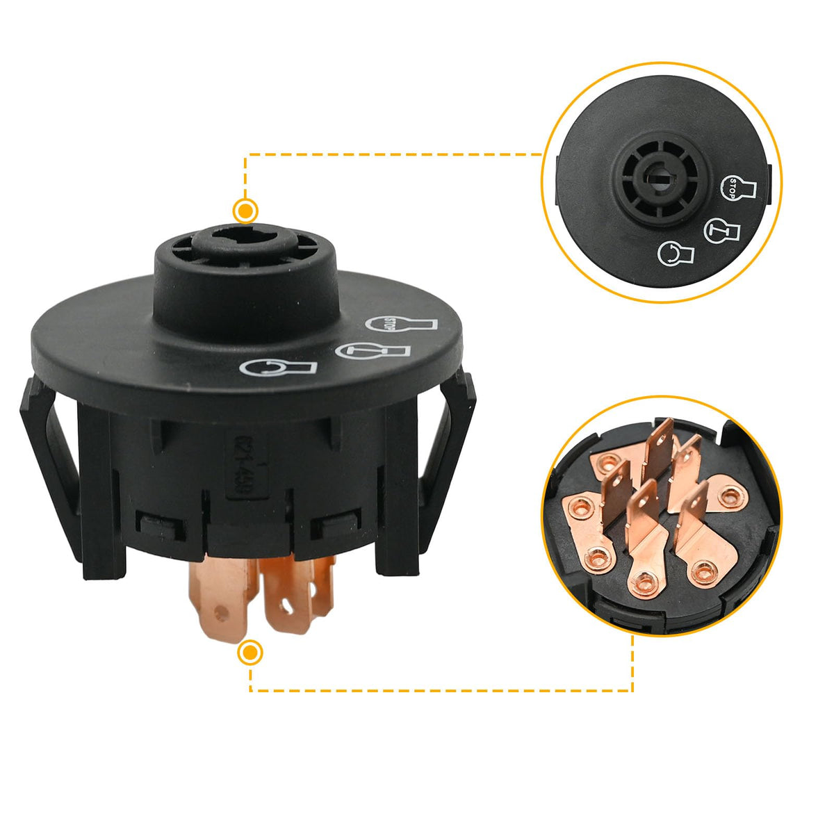 Hoypeyfiy Toro Z Master compatible ignition switch ensures smooth ignition.