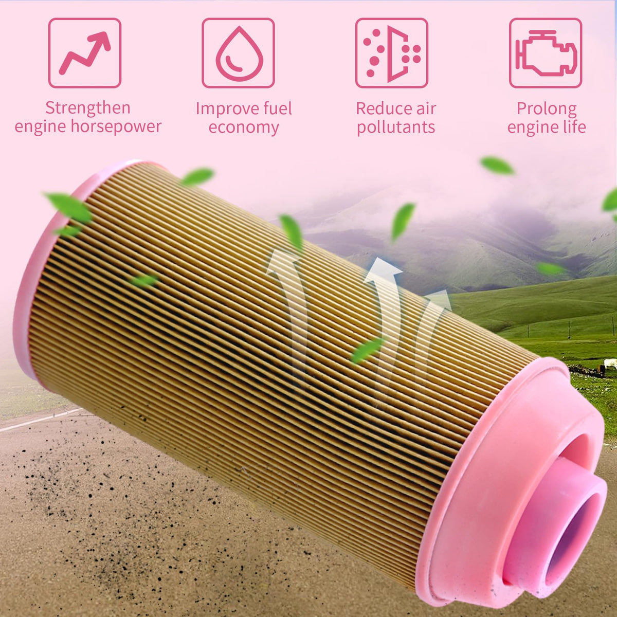 Hoypeyfiy outer air filter dimensions ensure precise Kubota fit.