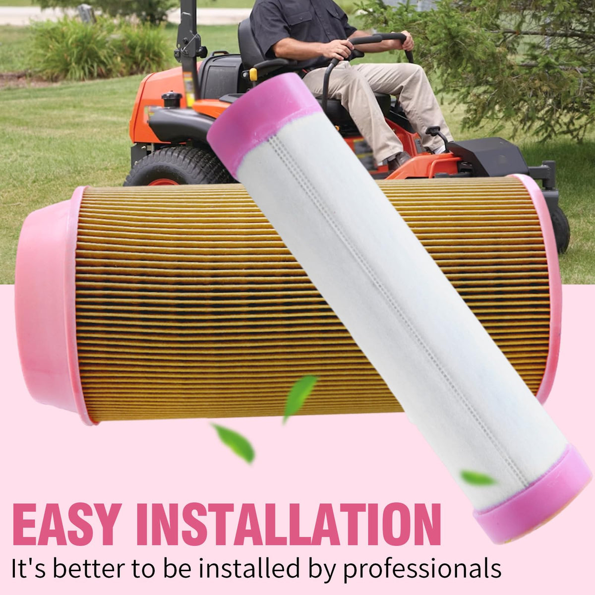 Hoypeyfiy complete 2-in-1 filter kit for Kubota ZD323–ZD331.