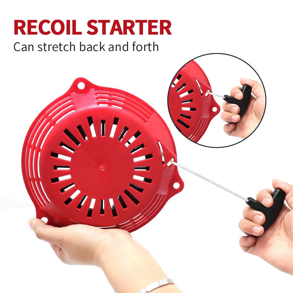 Hoypeyfiy recoil starter provides convenient, quick engine startups.