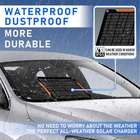 Hoysicy windshield-dash mount keeps charger accessible and portable.
