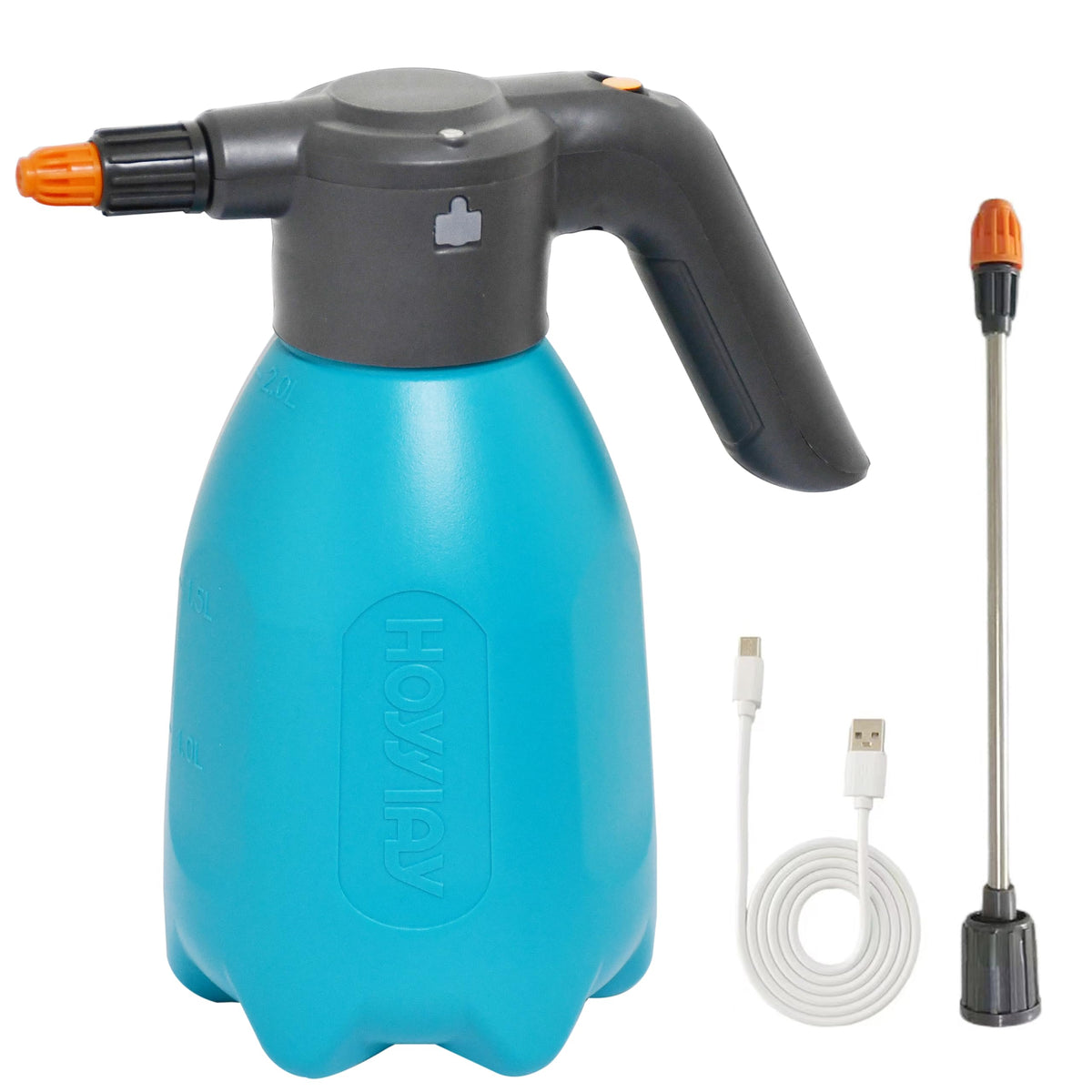 HOYYIAY ES2-PRO blue spray bottle for even indoor plant misting