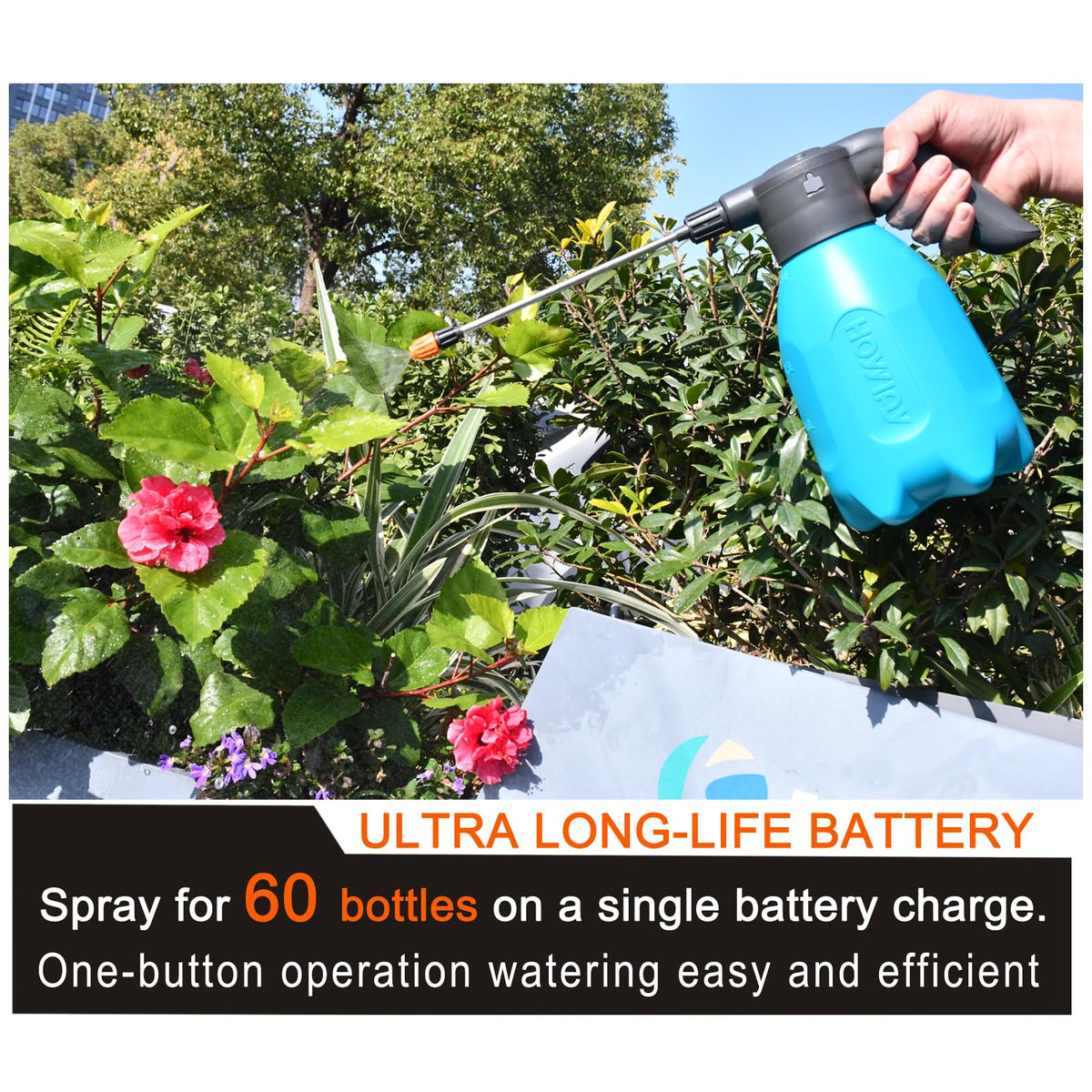 HOYYIAY ES2-PRO one-button operation simplifies watering