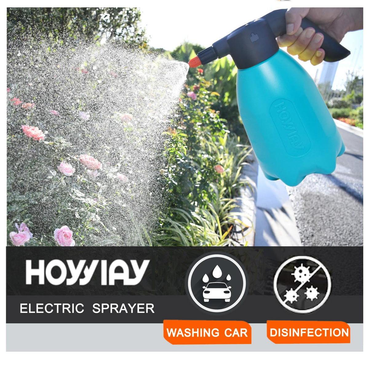 HOYYIAY ES2-PRO 2L tank minimizes refills for bigger plant collections