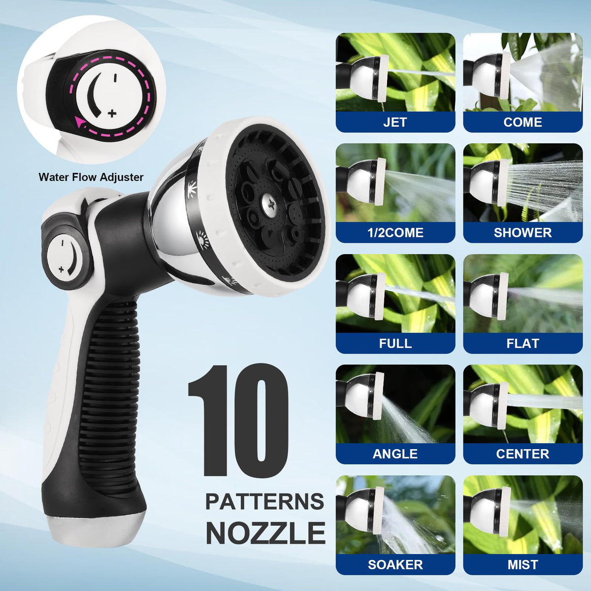 HOZEREEL decorative outdoor hose reel adds stylish storage to garden settings.