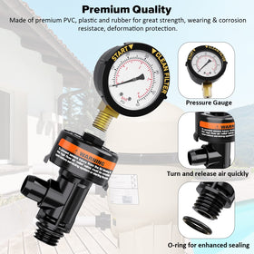 HOZOL relief-valve-kit includes O-rings and clips for replacement