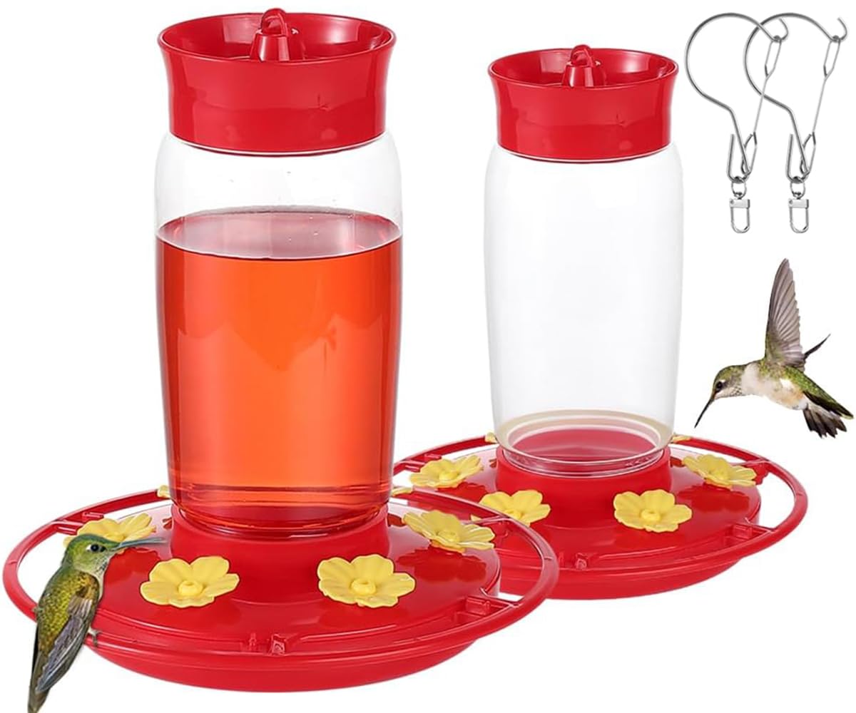 Hpewi hummingbird feeder nectar reservoir visible nectar for quick refills