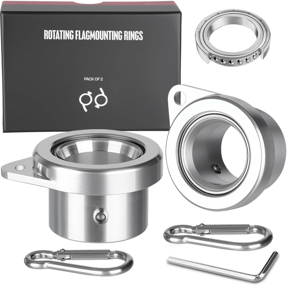 HPGOED bearing-steel-ball flag ring outer assembly for durable outdoor use