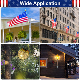 HPGOED outdoor mount suitable for houses, porches, and gardens.